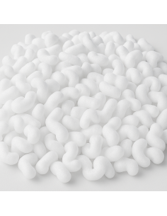 Bolsa relleno de gusanillo corcho blanco