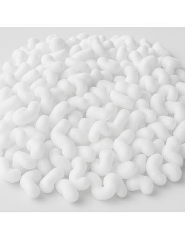 Bolsa relleno de gusanillo corcho blanco