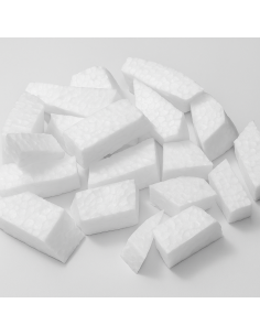 Bolsa relleno de cuadradillo corcho blanco