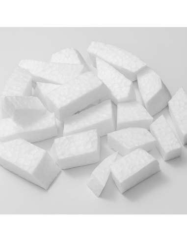 Bolsa relleno de cuadradillo corcho blanco