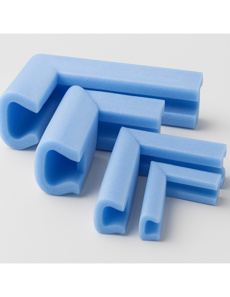 Esquineras de foam 10 X 10 cm "U" 25/45 (900 uds.caja)