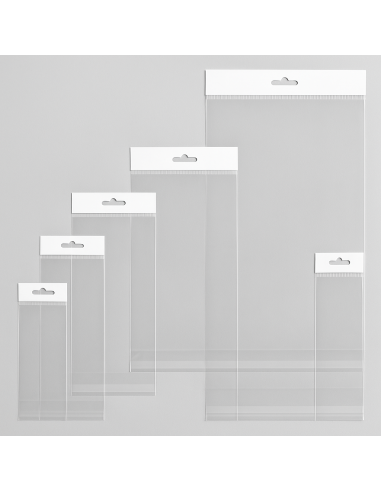 Bolsas Polipropileno con solapa adhesiva con refuerzo y eurotaladro