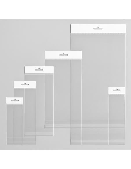 Bolsas Polipropileno con solapa adhesiva con refuerzo y eurotaladro