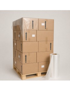 Lámina Cubre Palet transparente PE  A-150  G-150 (50 kg/bobina)