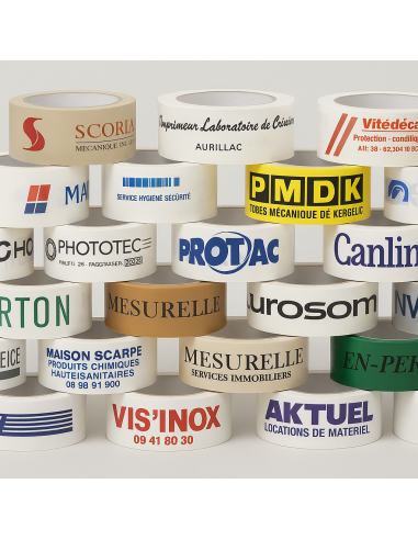 Cinta Adhesiva Acrílica Personalizada – 132 m