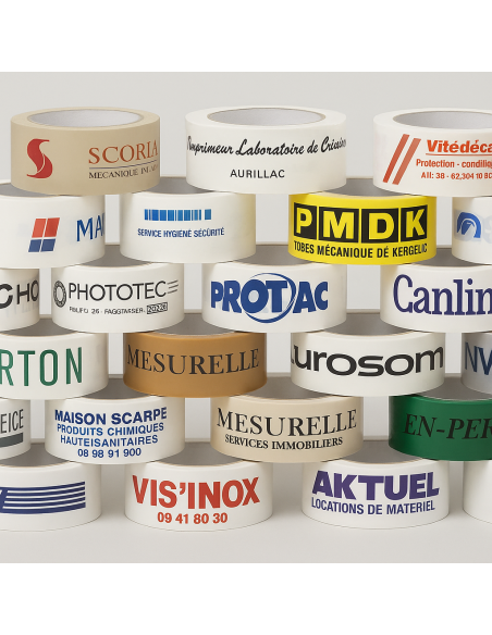 Cinta Adhesiva Acrílica Personalizada – 132 m Cinta Adhesiva Acrílica Personalizada – 132 m