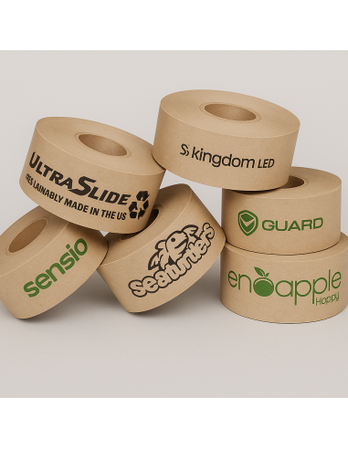 Cinta adhesiva eco papel kraft personalizada