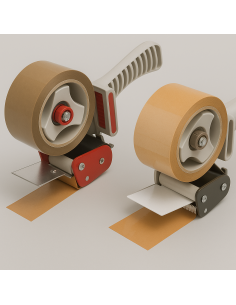 Máquina precintadora con freno