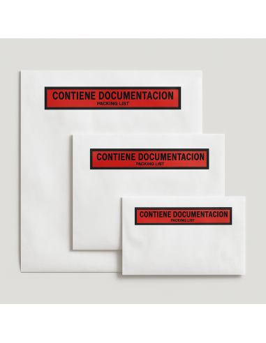 Sobres Packinglist imp. 175 X 132 (180 X 140 ext.)