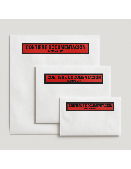Sobres Packinglist imp. 235 X 132 (240 X 140 ext.)