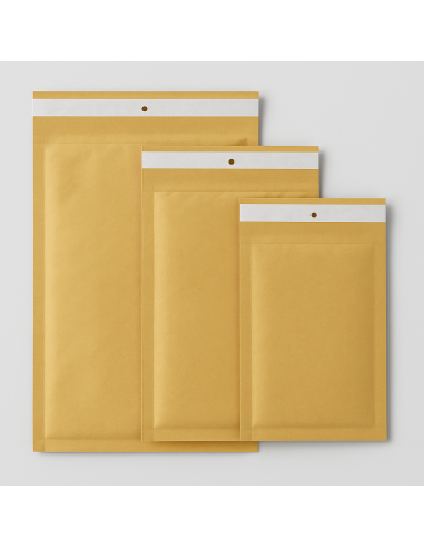 Sobre acolchado marrón REF. E/2  220 x 265 mm int. (240x275 ext.)